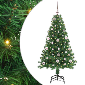Albero di Natale artificiale con 150 LED Verde 150 cm 3396902