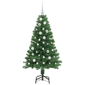Albero di Natale artificiale con 150 LED Verde 150 cm 3396903