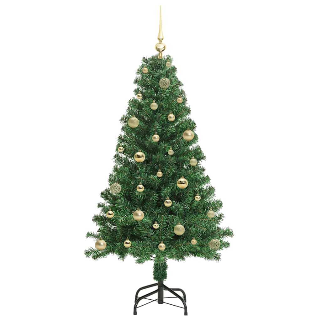 Albero di Natale artificiale con 150 LED Verde 150 cm 3396904