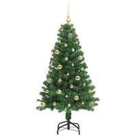 Albero di Natale artificiale con 150 LED Verde 150 cm 3396904