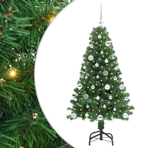 Albero di Natale artificiale con 150 LED Verde 150 cm 3396905