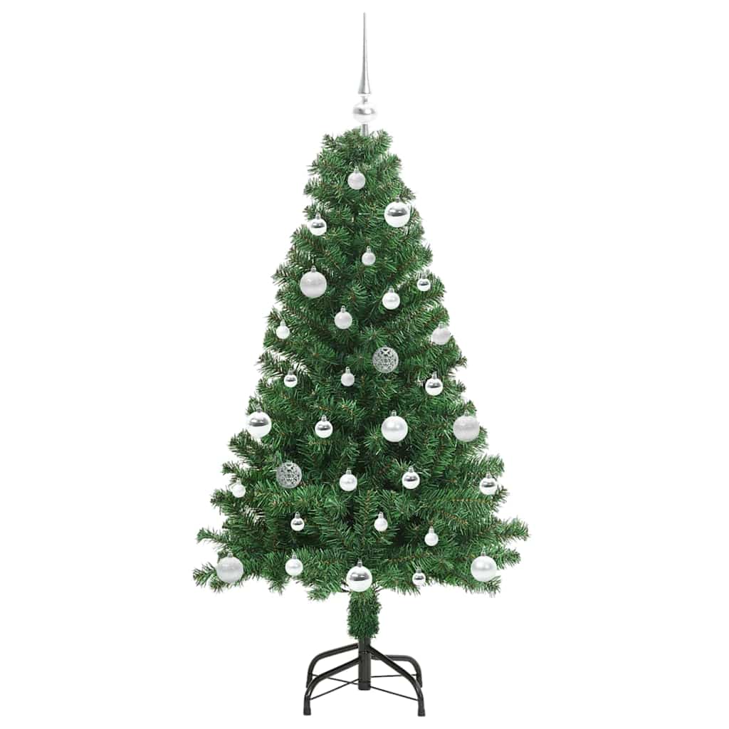 Albero di Natale artificiale con 150 LED Verde 150 cm 3396905