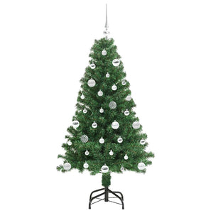 Albero di Natale artificiale con 150 LED Verde 150 cm 3396905