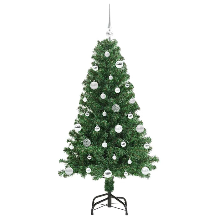 Albero di Natale artificiale con 150 LED Verde 150 cm 3396905