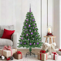 Albero di Natale artificiale con 150 LED Verde 150 cm 3396906