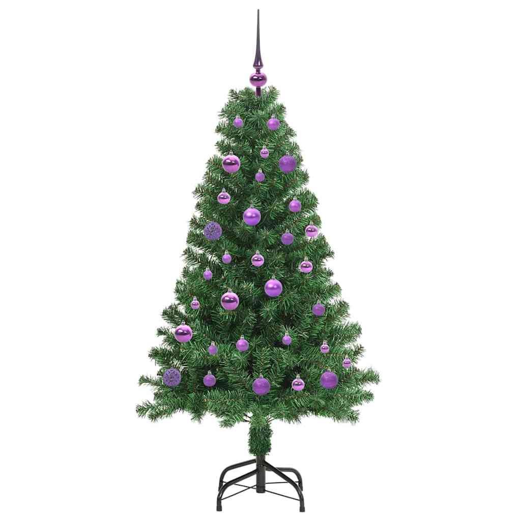 Albero di Natale artificiale con 150 LED Verde 150 cm 3396906