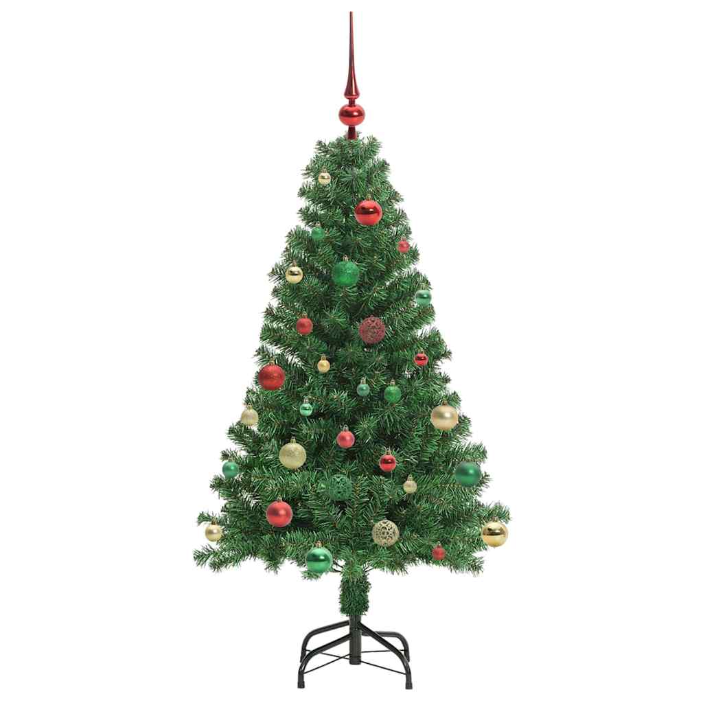 Albero di Natale artificiale con 150 LED Verde 150 cm 3396908