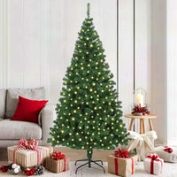 Albero di Natale artificiale con 300 LED Verde 180 cm 3396909