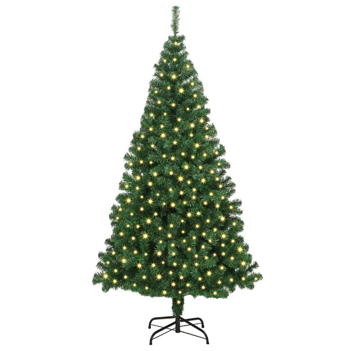 Albero di Natale artificiale con 300 LED Verde 180 cm 3396909