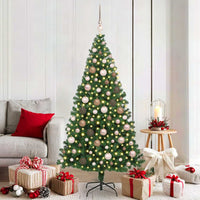 Albero di Natale artificiale con 300 LED Verde 180 cm 3396911