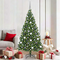 Albero di Natale artificiale con 300 LED Verde 180 cm 3396912