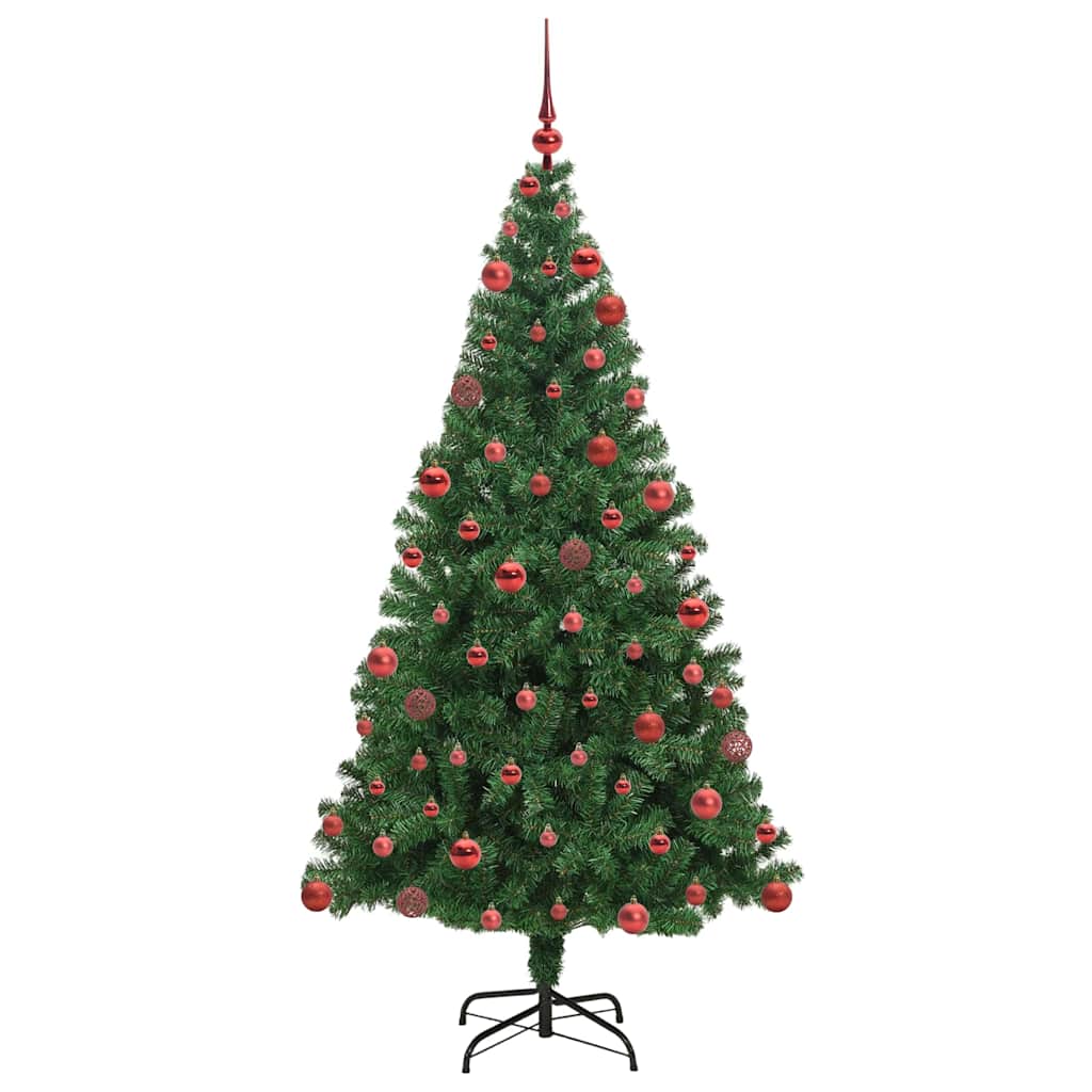 Albero di Natale artificiale con 300 LED Verde 180 cm 3396913
