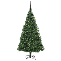 Albero di Natale artificiale con 300 LED Verde 180 cm 3396914