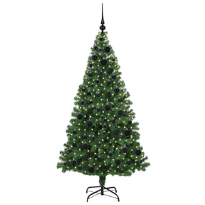 Albero di Natale artificiale con 300 LED Verde 180 cm 3396914