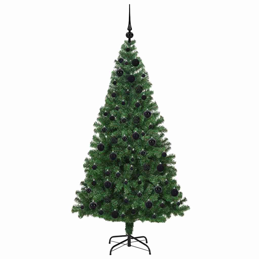 Albero di Natale artificiale con 300 LED Verde 180 cm 3396914