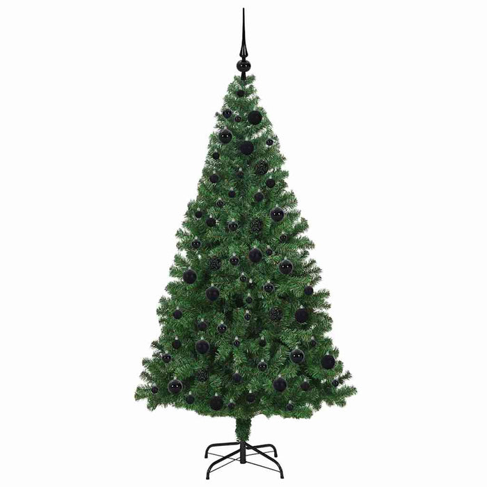Albero di Natale artificiale con 300 LED Verde 180 cm 3396914