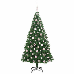 Albero di Natale artificiale con 300 LED Verde 180 cm 3396915
