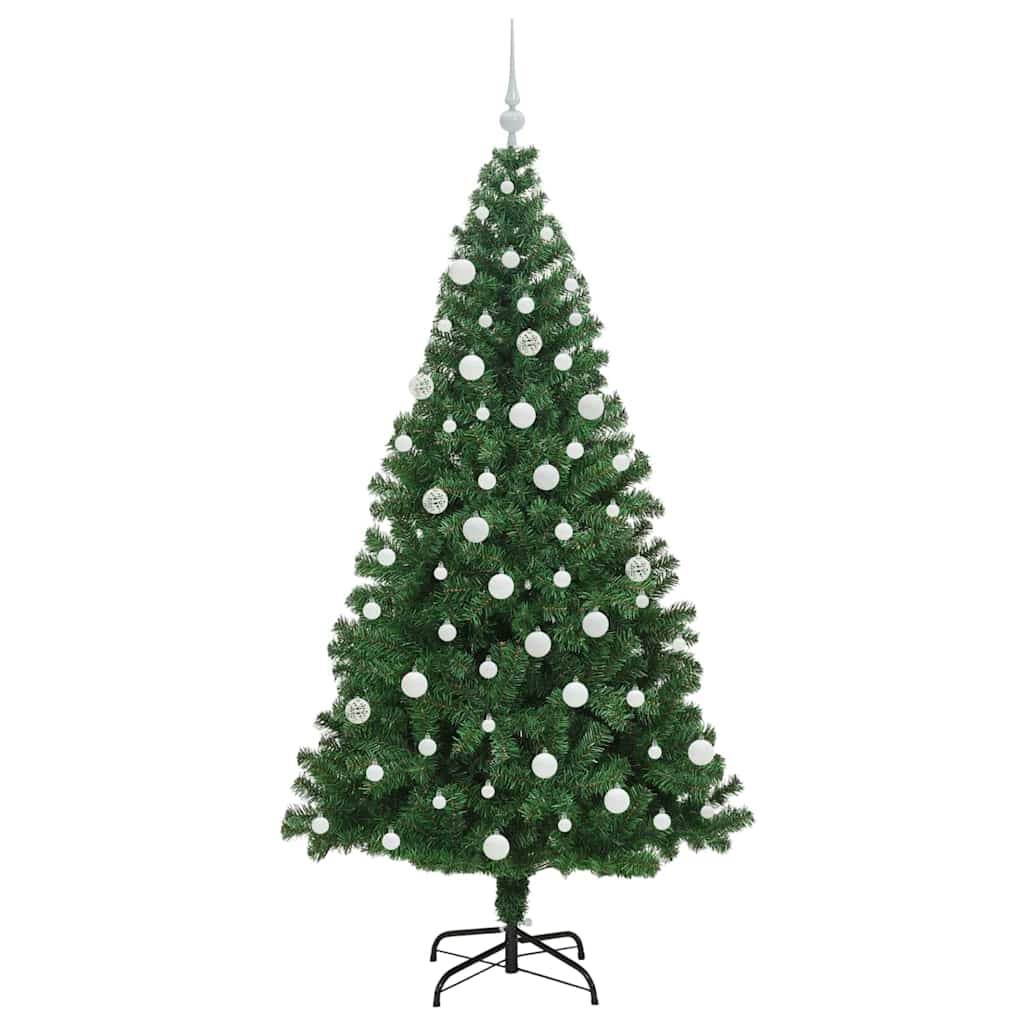 Albero di Natale artificiale con 300 LED Verde 180 cm 3396916