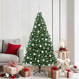 Albero di Natale artificiale con 300 LED Verde 180 cm 3396918