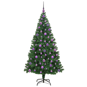 Albero di Natale artificiale con 300 LED Verde 180 cm 3396919