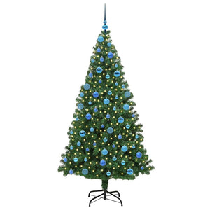 Albero di Natale artificiale con 300 LED Verde 180 cm 3396920