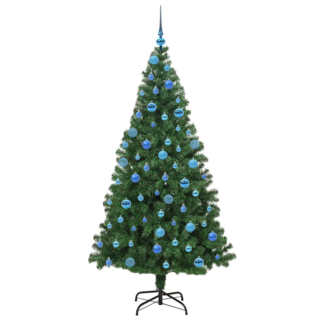 Albero di Natale artificiale con 300 LED Verde 180 cm 3396920