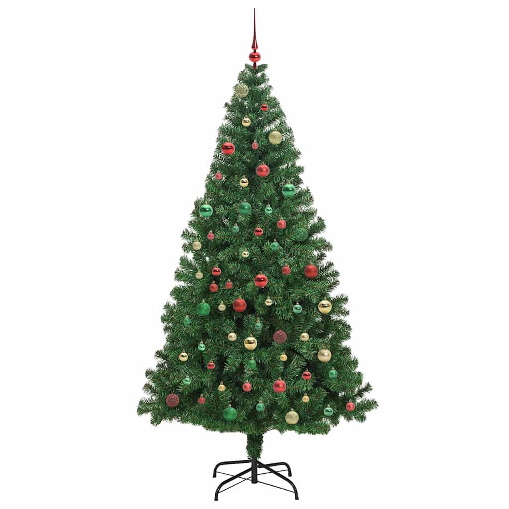 Albero di Natale artificiale con 300 LED Verde 180 cm 3396921