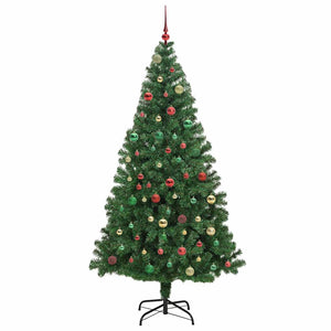 Albero di Natale artificiale con 300 LED Verde 180 cm 3396921