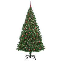 Albero di Natale artificiale con 300 LED Verde 210 cm 3396922