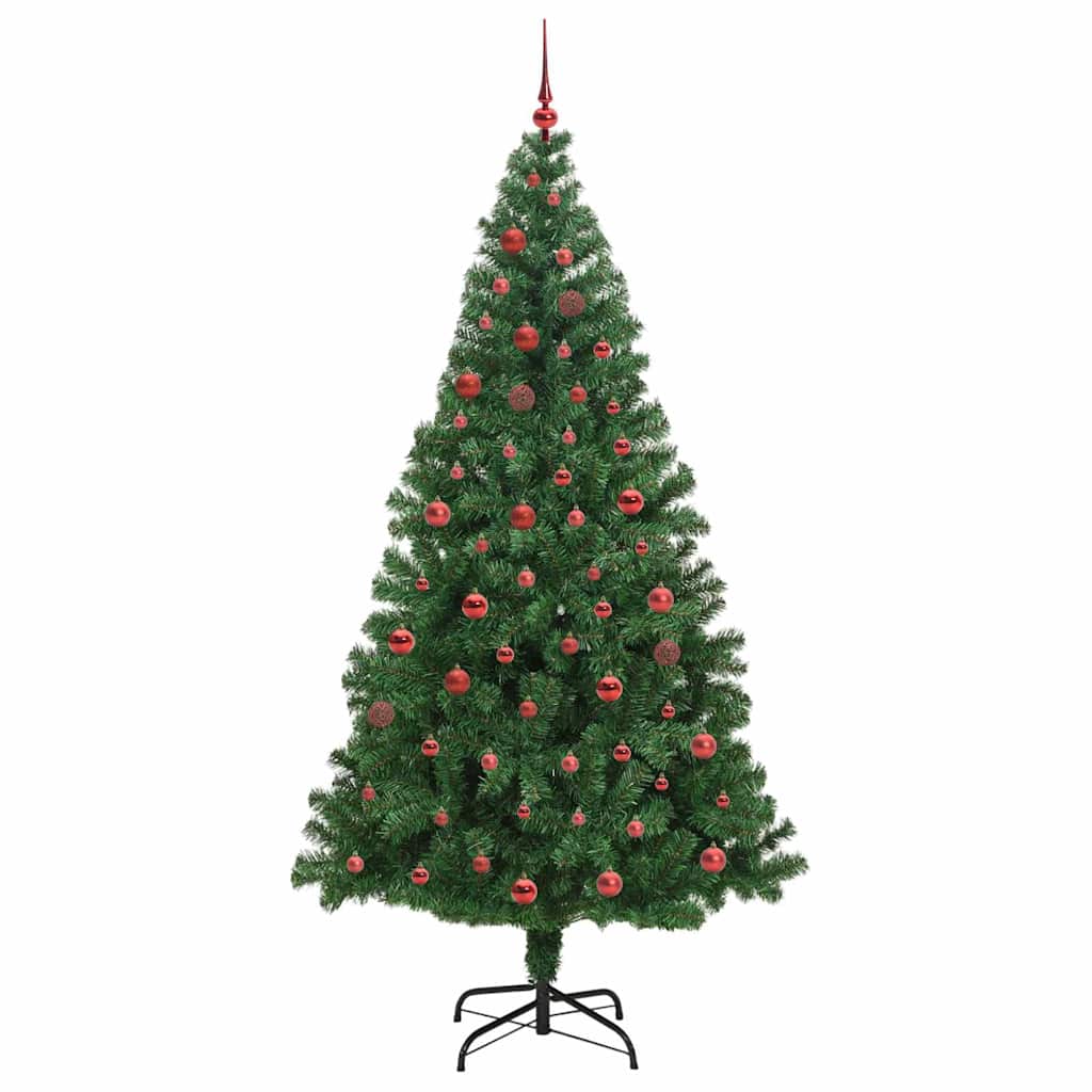Albero di Natale artificiale con 300 LED Verde 210 cm 3396922