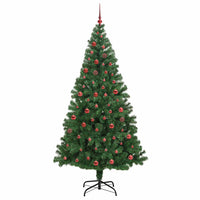 Albero di Natale artificiale con 300 LED Verde 210 cm 3396922