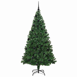 Albero di Natale artificiale con 300 LED Verde 210 cm 3396923