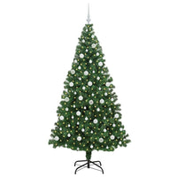 Albero di Natale artificiale con 300 LED Verde 210 cm 3396925