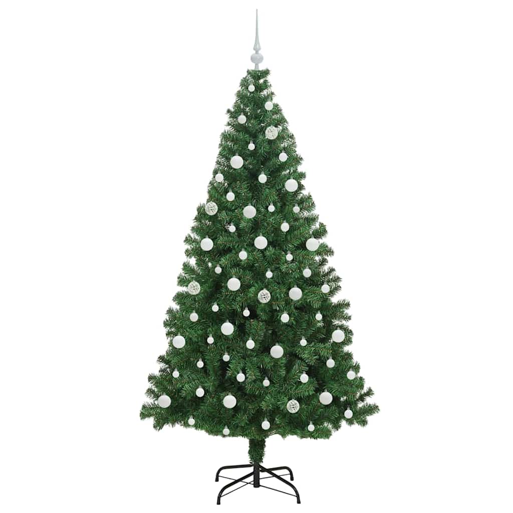 Albero di Natale artificiale con 300 LED Verde 210 cm 3396925