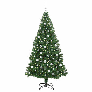 Albero di Natale artificiale con 300 LED Verde 210 cm 3396927