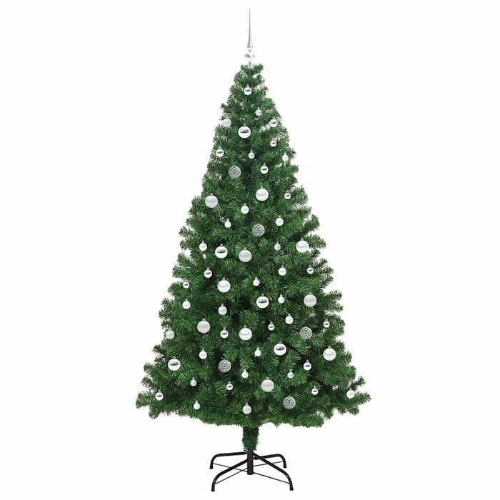Albero di Natale artificiale con 300 LED Verde 210 cm 3396927