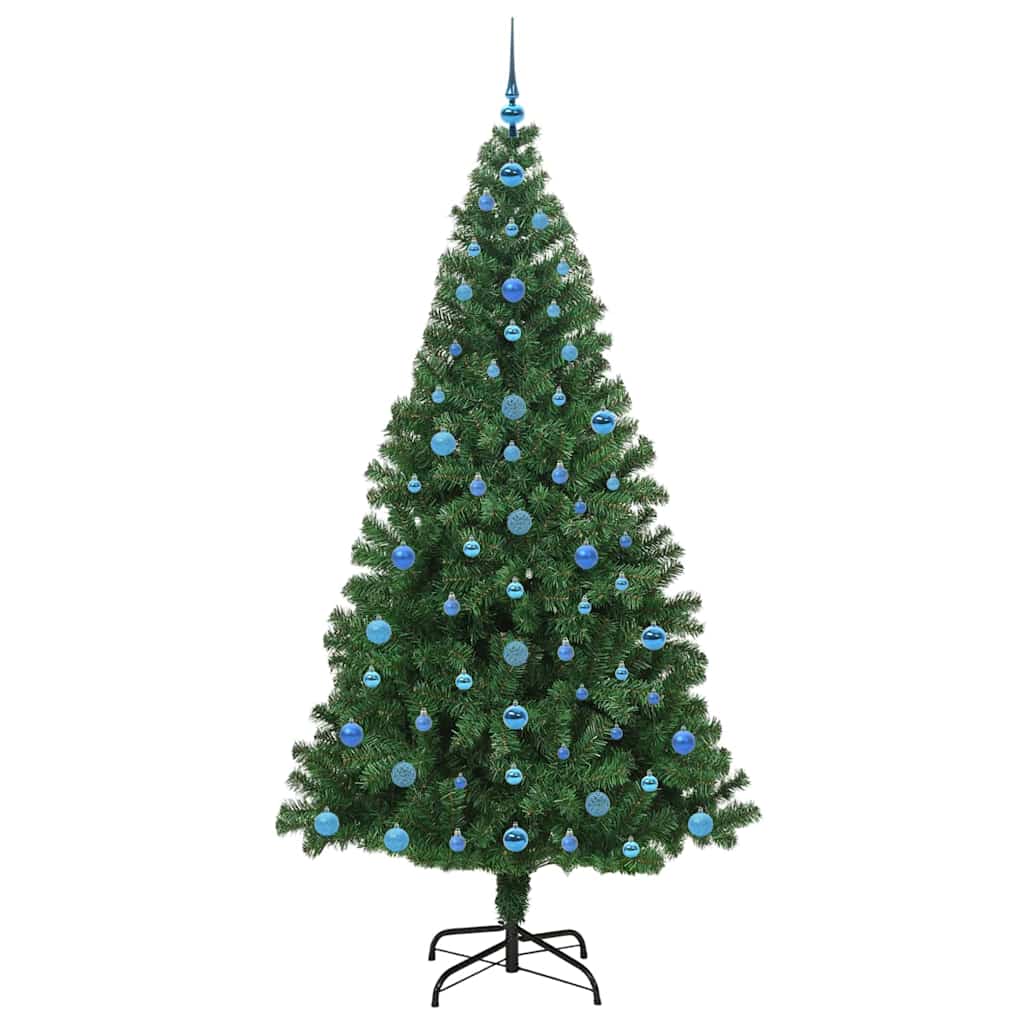Albero di Natale artificiale con 300 LED Verde 210 cm 3396929