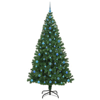 Albero di Natale artificiale con 300 LED Verde 210 cm 3396929
