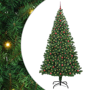 Albero di Natale artificiale con 300 LED Verde 240 cm 3396931