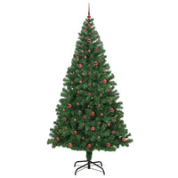 Albero di Natale artificiale con 300 LED Verde 240 cm 3396931