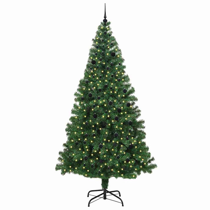 Albero di Natale artificiale con 300 LED Verde 240 cm 3396932