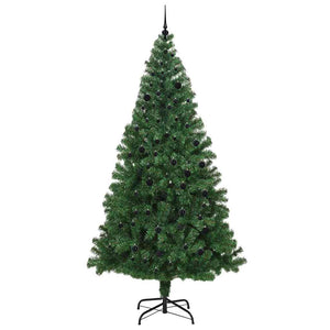 Albero di Natale artificiale con 300 LED Verde 240 cm 3396932