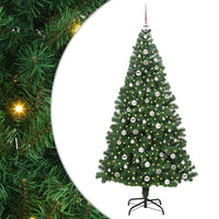 Albero di Natale artificiale con 300 LED Verde 240 cm 3396933