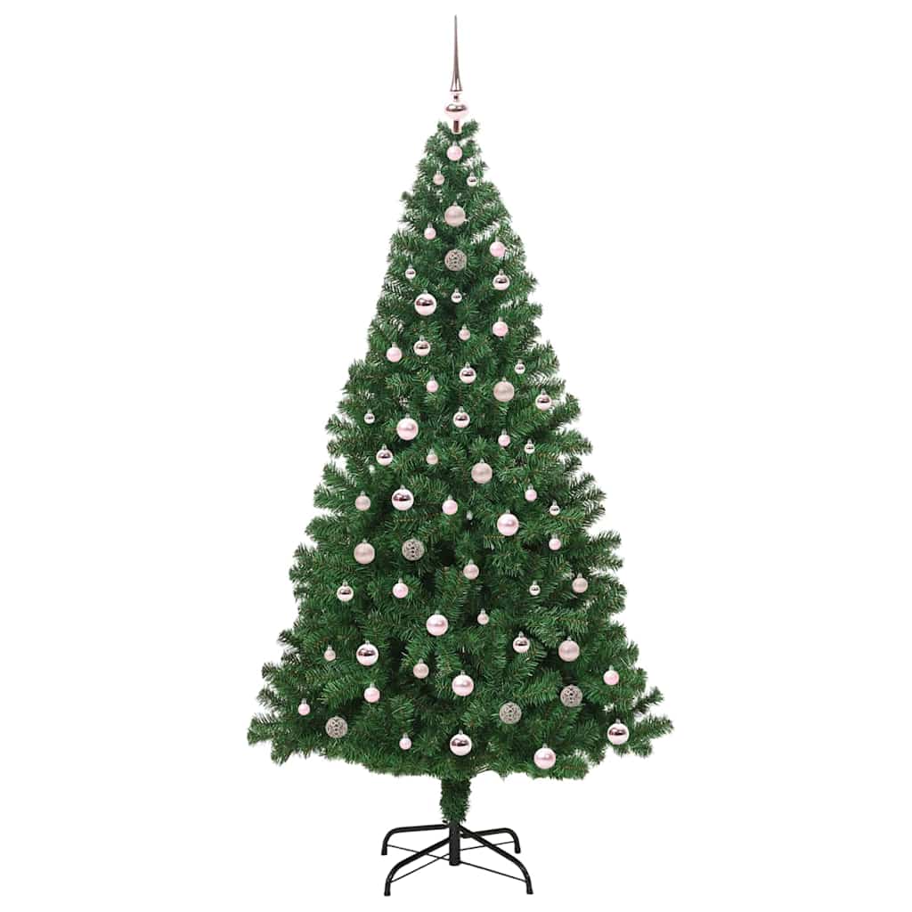 Albero di Natale artificiale con 300 LED Verde 240 cm 3396933