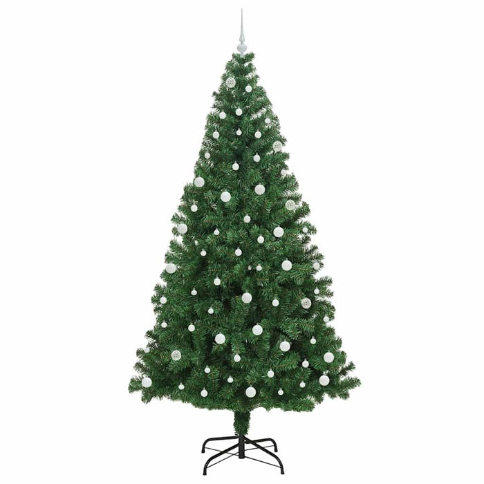 Albero di Natale artificiale con 300 LED Verde 240 cm 3396934