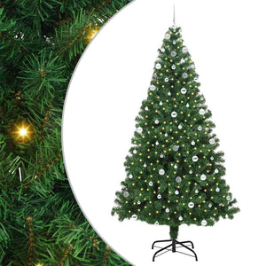 Albero di Natale artificiale con 300 LED Verde 240 cm 3396936