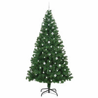 Albero di Natale artificiale con 300 LED Verde 240 cm 3396936