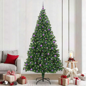 Albero di Natale artificiale con 300 LED Verde 240 cm 3396937