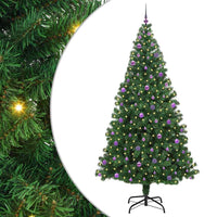 Albero di Natale artificiale con 300 LED Verde 240 cm 3396937