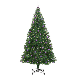 Albero di Natale artificiale con 300 LED Verde 240 cm 3396937
